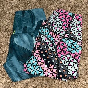 Two size xs leggings Victoria secret sport and old navy active